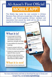 Al-Anon Mobile App Flyer